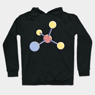 Abstract molecule element Hoodie